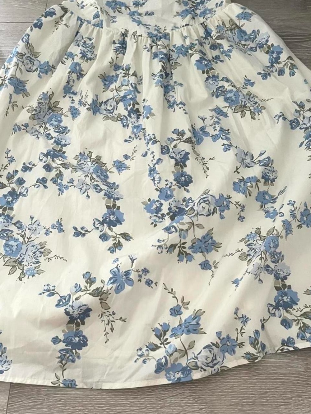 A New Day Blue Floral Midi Dress - Picture 5 of 7